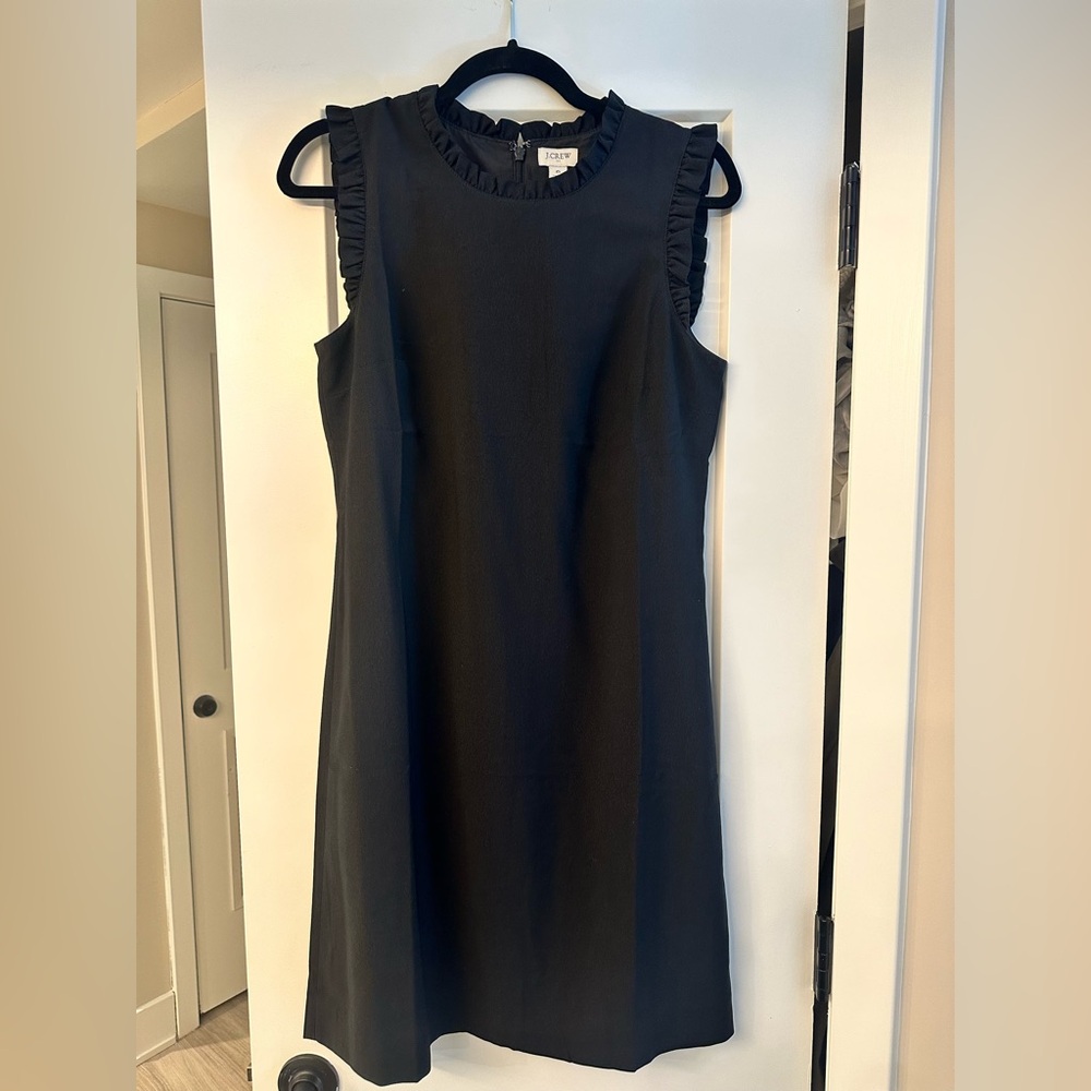 J. Crew Black Sleeveless Mini Dress